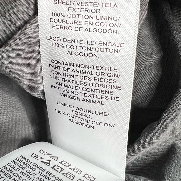 Lucky Brand Collared Tiered Dress in Raven/ brown-gray, size S NWT - Picture 10 of 12